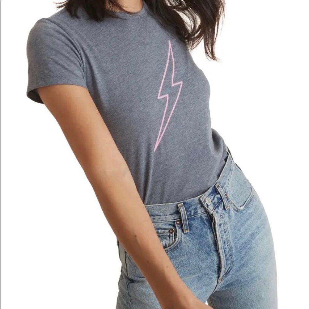 Lightning Bolt Graphic Tee by Marine Layer